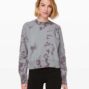 Lululemon Ready to Roll Crew Tie dye Gray Size 10